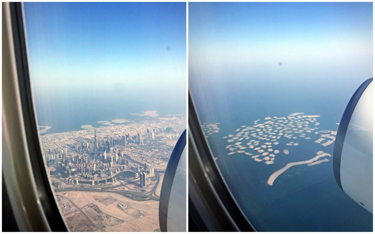 jay_ash_ree's tweet photo. Burj Khalifa & the Dubai world islands as seen from my plane! #700thTweet https://t.co/iwMFmHqHs2