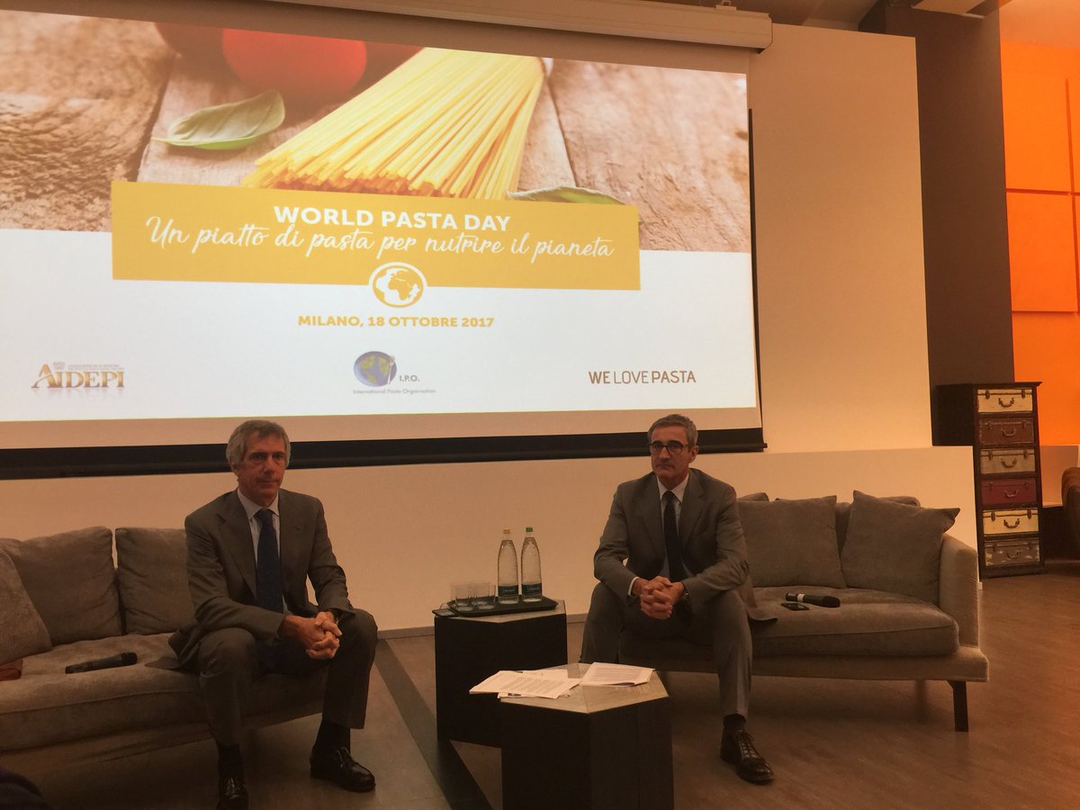 La pasta è nata per sfamare le persone quando c’era scarsità di cibo dice Paolo Barilla  #WorldPastaDay #pastificiaperti