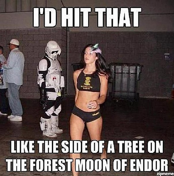 kylorennnnn's tweet photo. Or with a stone from an ewok . . . https://t.co/fneKp1c0Q3
