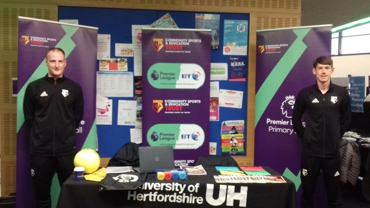 WFCTrust's tweet photo. The Trust team are all set up at @UniofHerts for The Graduate Recruitment Fair with information on plenty of opportunities at the @WFCTrust #WorkFest17 #Grads https://t.co/4052SBi1yB