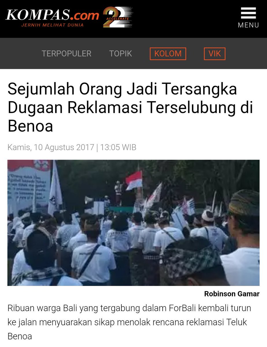 pasekgusti's tweet image. Pidan tiyang milu aksi tolak reklamasi teluk benoa, men jani mare nawang sube bogbogen ja' Yonda....