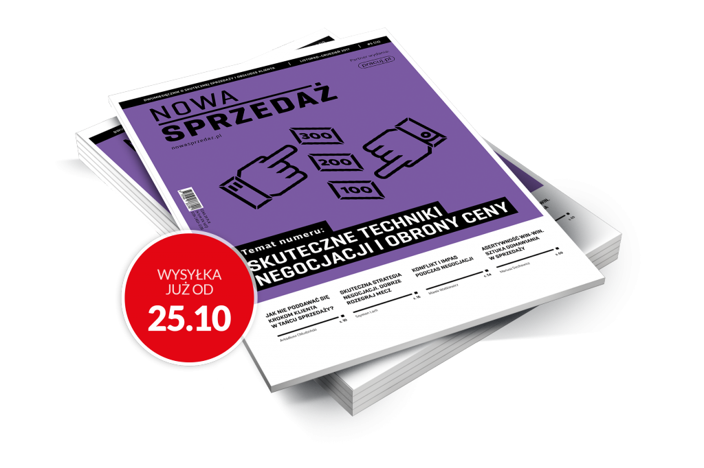 #PRZEDSPRZEDAŻ najnowszego wydania!
Temat numeru: Skuteczne techniki negocjacji i obrony ceny! 
Numer tutaj --> goo.gl/Gnb4h4