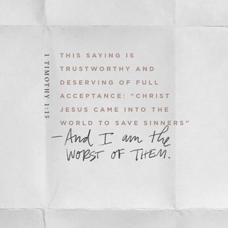 FaithCycling's tweet photo. #trustworthy #deserving #fullacceptance Christ Jesus came into the world to save sinners, of whom I am the foremost.
1 Timothy 1:15 ESV https://t.co/1McmA8vVwd