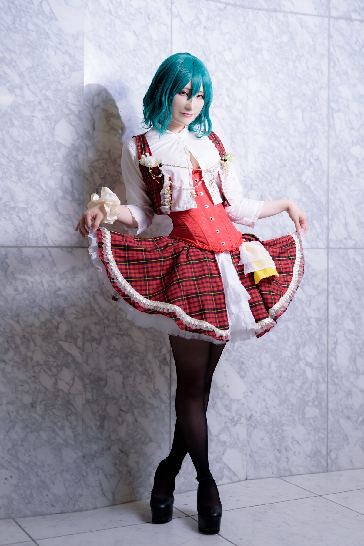東方Project 風見 幽香 コスプレ衣装 ウィッグ コスチューム cosplay