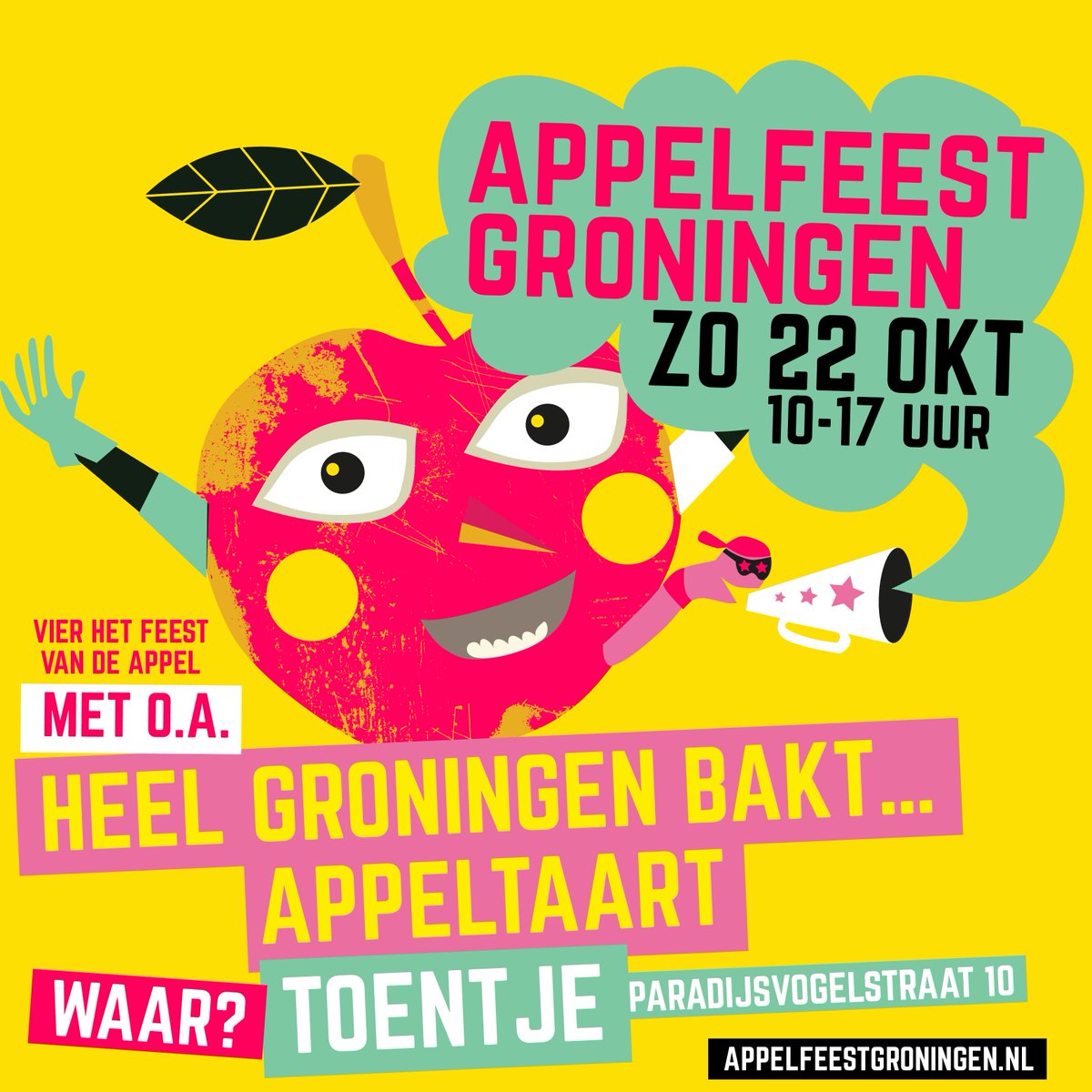 NMFGroningen's tweet photo. Bakkers, we hebben nog plek in de Appeltaart wedstrijd 22 okt! Ken / ben je de bakker die een kans wil wagen? Zie: https://t.co/HzuzEfD26u https://t.co/8pQ1zMHQZF