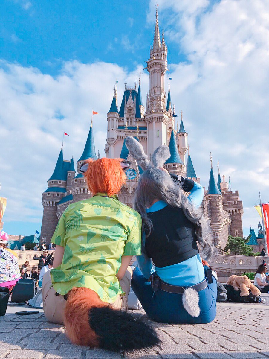 みりん卍 コスプレ初投稿 擬人化注意 ズートピア 初心者レイヤーさんと繋がりたい 初心者レイヤー Disneyhalloween Dハロ ディズニーハロウィン17 ディズニーランド ズートピア ジュディ ニック ジュディニク ディズニー好きと繋がり