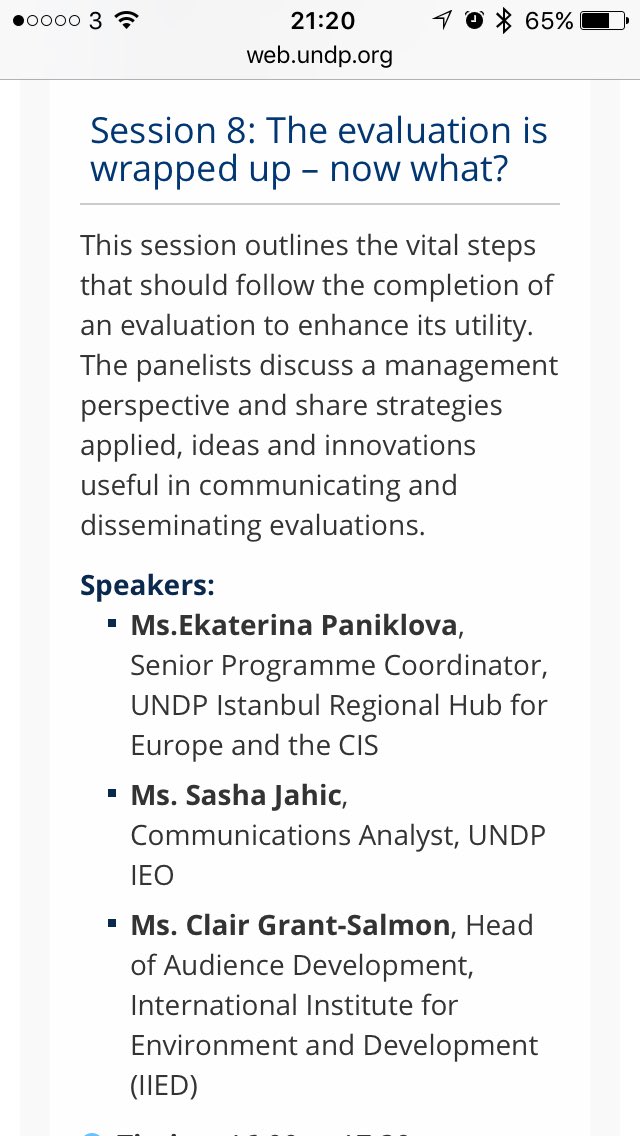 clairgs's tweet photo. This is my session👇🏻this afternoon. Talking #communication with @SashaJahic in Room 4. Join us @UNDP_Evaluation #NEC2017Istanbul #NECdev https://t.co/St7p1LXAB5