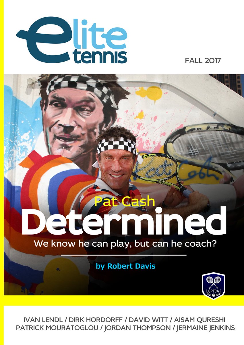 Look who is our #EliteTennis Fall cover star, <a href="/TheRealPatCash/">Pat Cash</a>! Order your copy here ► EliteTennis.org