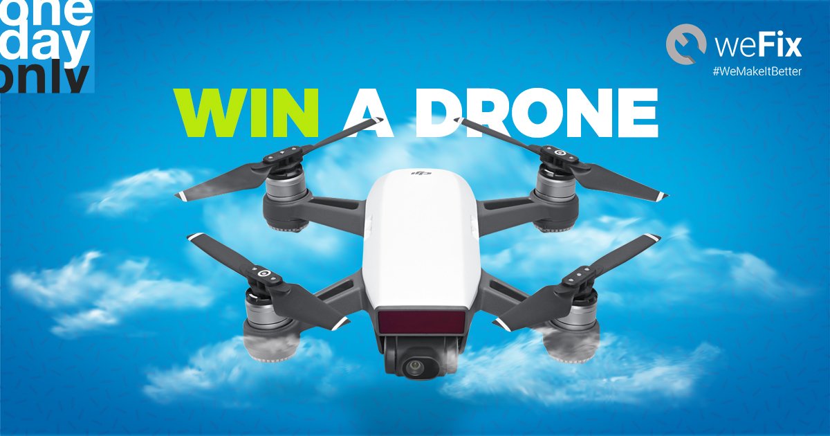 OneDayOnlycoza's tweet image. RT: How do you get a R14 000 drone without spending a cent? Like this. Simply RT, follow us &amp;amp; sign up: bit.ly/2yyNv7G  😀🛸🐦🦅🎉@wefix