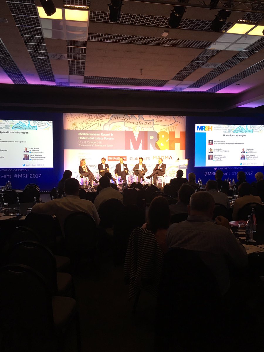 RandR_Event's tweet photo. Next up at #MRH2017 #Azora @magmahc1 @HotelIPartners @SignarosHaris discuss winning #operations strategies https://t.co/27oRoe6N64