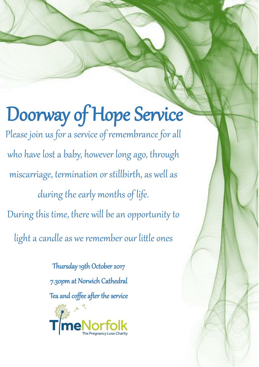 We are looking forward to a special evening at <a href="/Nrw_Cathedral/">Norwich Cathedral</a> tomorrow evening. Join us from 7.30pm for our Doorway of Hope Service.
