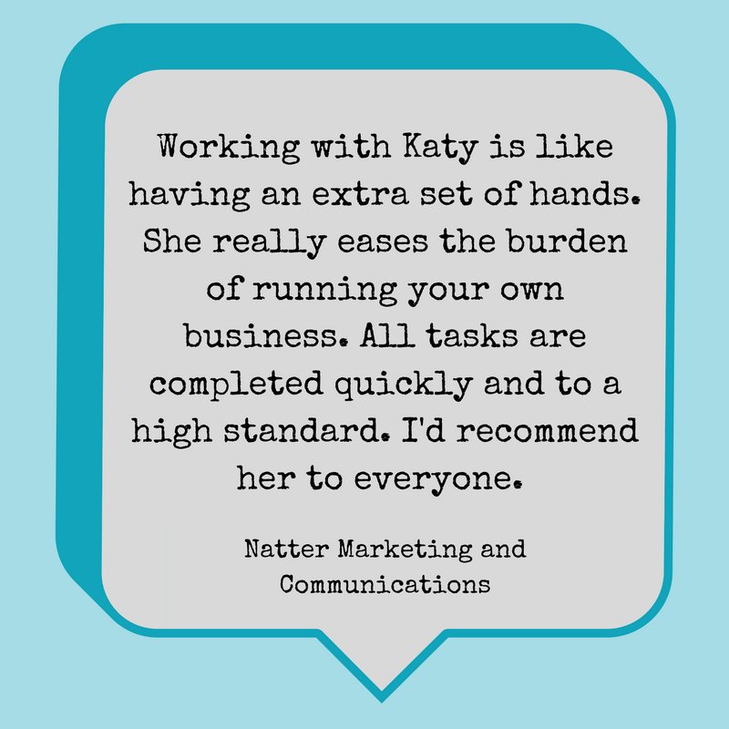 A recent testimonial from a lovely client :) #virtualassistant #testimonial