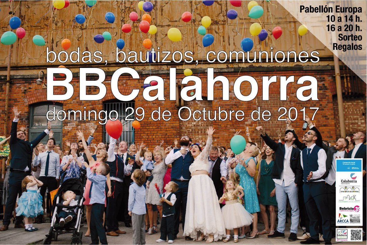 ¡ Te esperamos ! El 29 de Octubre estaremos en la Feria de Bodas, Bautizos y Comuniones de Calahorra en el Pabellón Europa. #bbclarioja