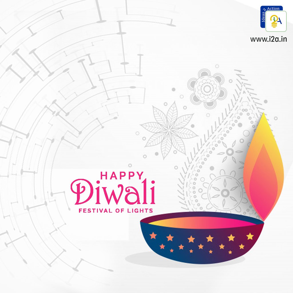 i2A_tweets's tweet photo. Rejoice on this blessed occasion by spreading joy with your friends and loved ones. Happy Diwali from Idea 2 @i2A_tweets #diwali #festival https://t.co/KjI0On1xMM