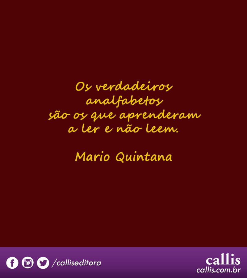 CallisEditora's tweet photo. #calliseditora #livro #literatura #editora #frases ๐๐ https://t.co/XNIznccQUZ