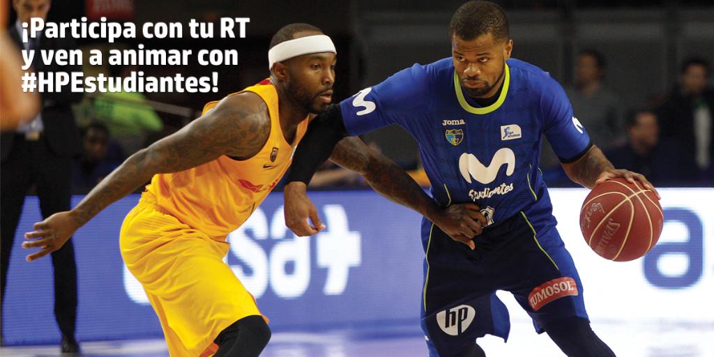 HPEspana's tweet image. ¡No te pierdas @ClubEstudiantes Vs @FCBbasket! ¡Sorteamos 2 entradas dobles entre todos los RT’s a este post! ¡Participa! #HPEstudiantes