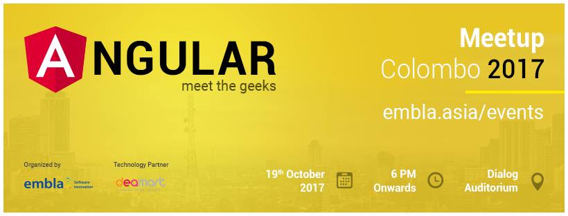 sanaleekaushaly's tweet image. #ColomboAngular is going to happening tomorrow 
#Embla #meetthegeeks #Angular 2017