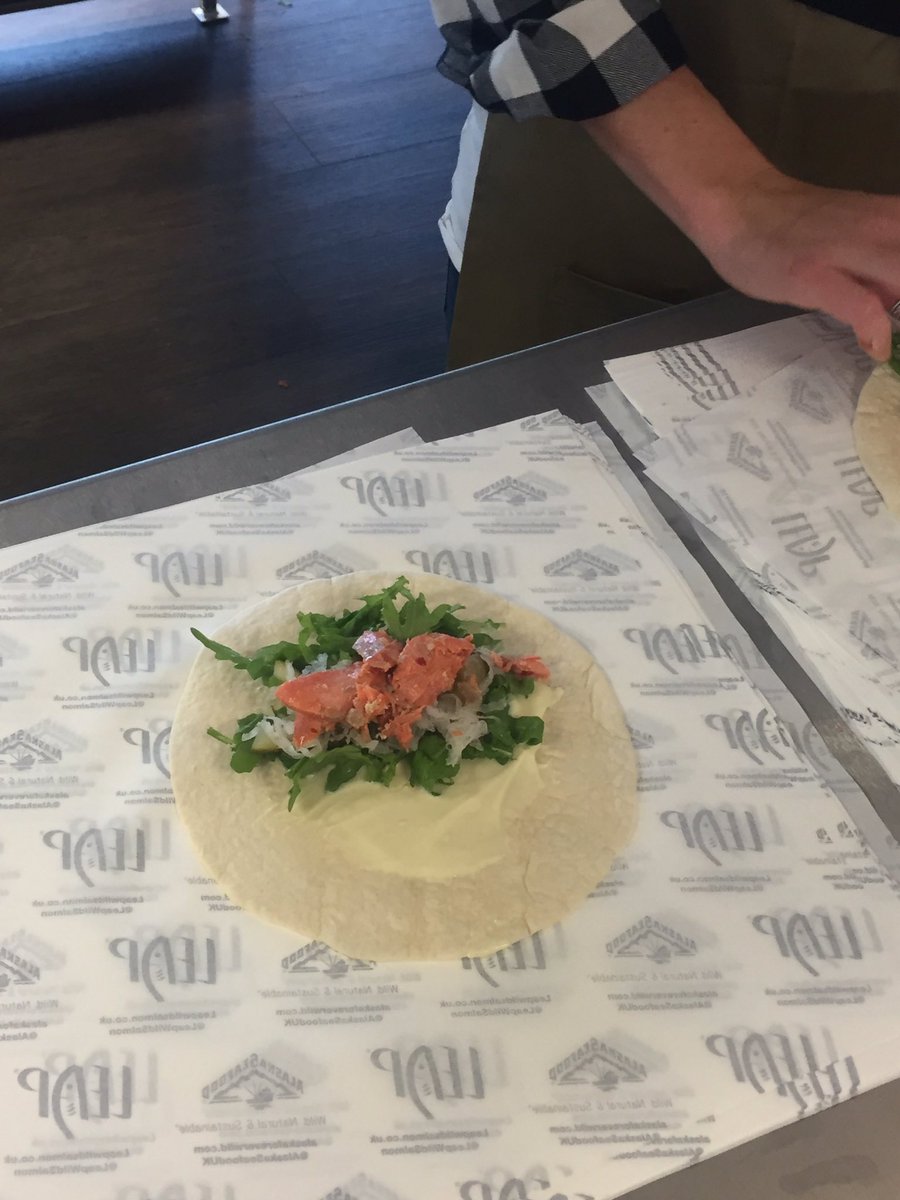 Fancy a bite? Asian hot smoked <a href="/LeapWildSalmon/">Leap</a>, pickled cucumber, wasabi mayo and Asian leaf <a href="/HearstUK/">Hearst UK</a> <a href="/6thSoho/">6TH@SOHO</a>