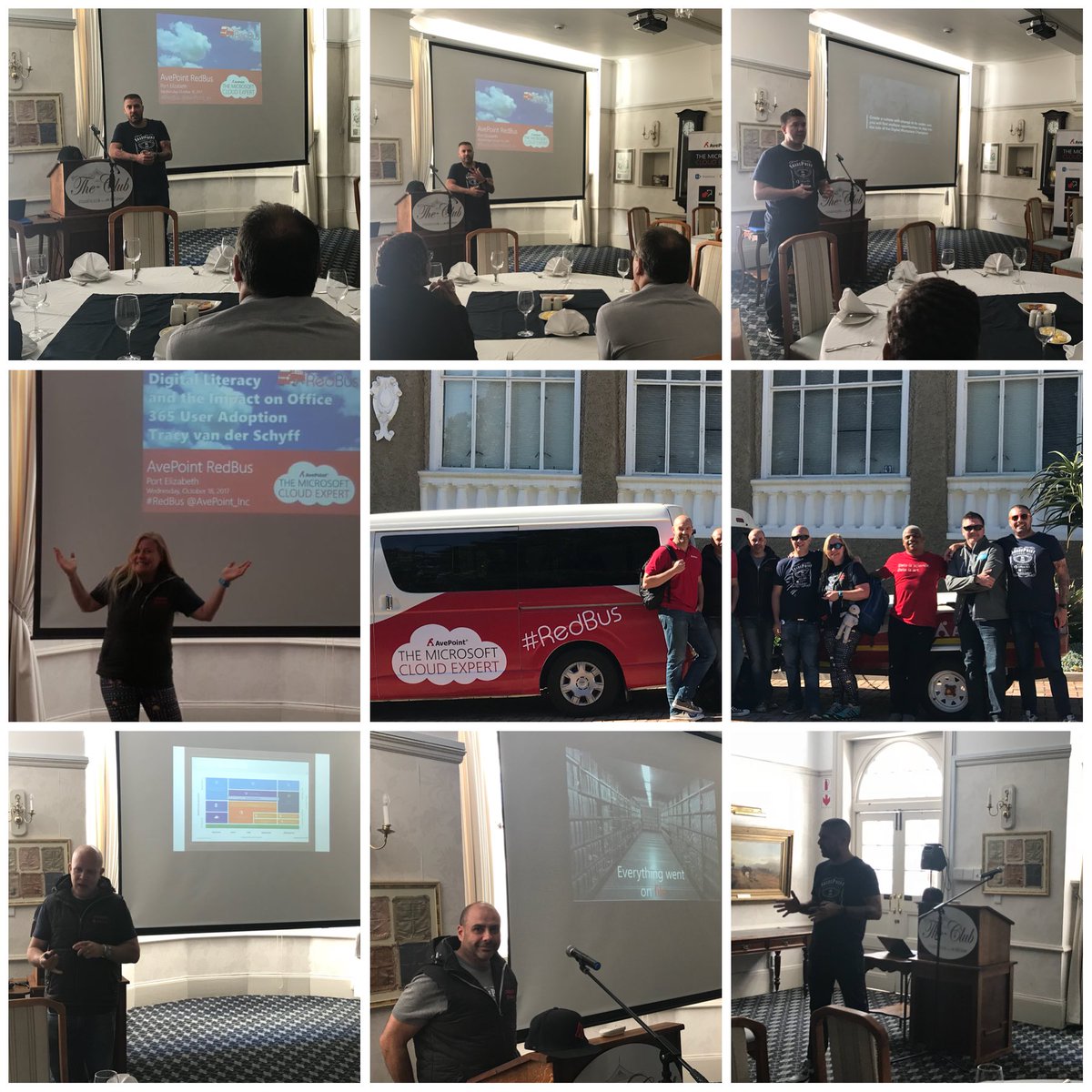 tracyvds's tweet photo. Great event in Port Elizabeth. #RedBus Team you rock ⭐️⭐️⭐️ #APRedBus @avepoint_inc #MicroSoftie ❤️ https://t.co/2Eb1Ex0QUw
