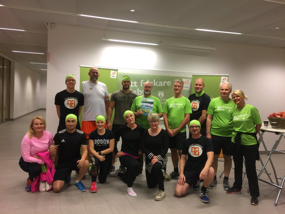 Kul lansering av folkhälsosatsningen”Ett friskare Väsby”igår.Tack Team Pannben för träningspasset #folkhälsa #teampannben #ettfriskareväsby