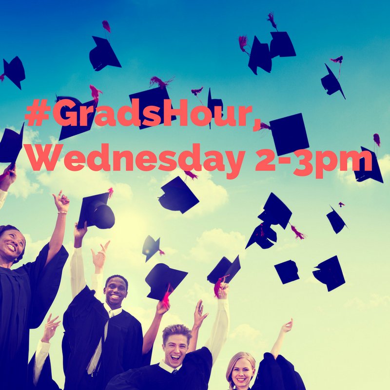 Make sure you head over to <a href="/GradsHour/">#GradsHour</a> from 2-3pm today for all the latest #graduate opportunities including a great one with <a href="/GodfreySyrett/">Godfrey Syrett</a>!