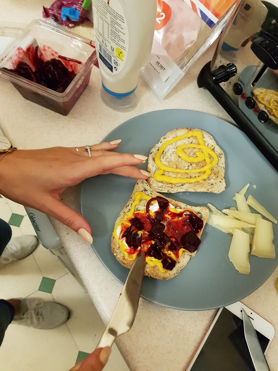 Pregnancy cravings have hit Zest Digital's <a href="/PhoebeBDavies/">Phoebe Lawler</a>. Beetroot and American mustard sandwiches 😷