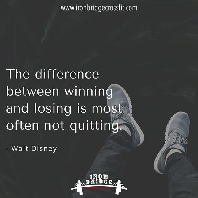 IronBridgeCF's tweet image. The diffrence between winning and losing is most often not quitting. zpr.io/ngWvq