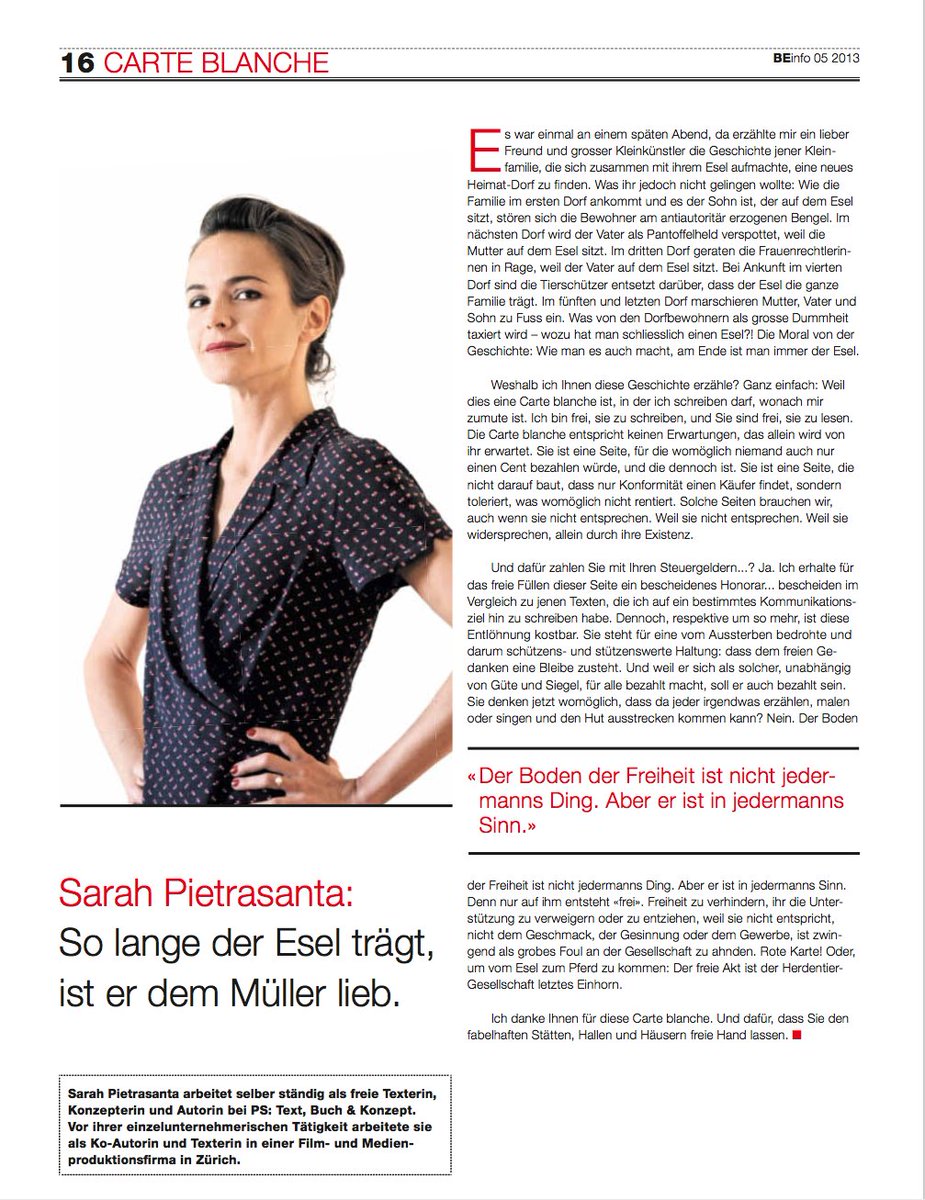 Gedanken-Recycling: Der Boden der Freiheit ist in jedermanns Sinn.