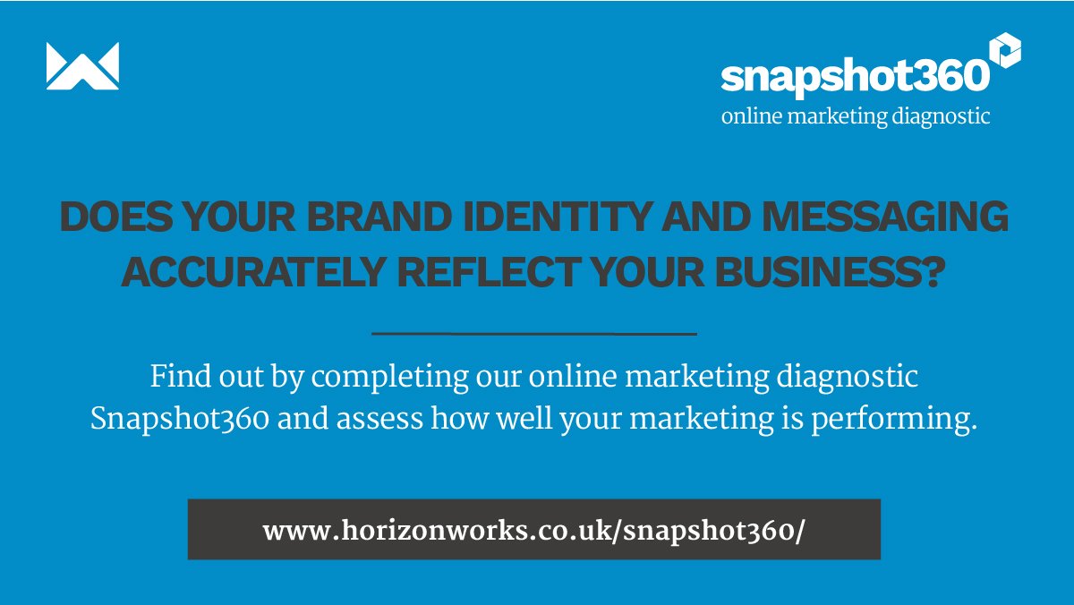 HorizonWorks's tweet photo. Complete our online diagnostic #Snapshot360 now to assess all areas of your #marketing: https://t.co/BgECfgDl7x https://t.co/vVsDxieJEV