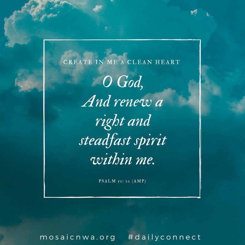 MosaicNWA's tweet photo. #DailyConnect: Psalm 51
#LiveByTheWord
#FriendshipwithGod
#1John https://t.co/PdVN0MAobM