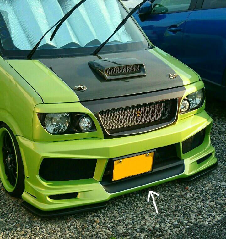 希少ムーヴL900フェンダースポイラー 希少！L900系ムーヴ用 NRF Rork Bottom エアロセット