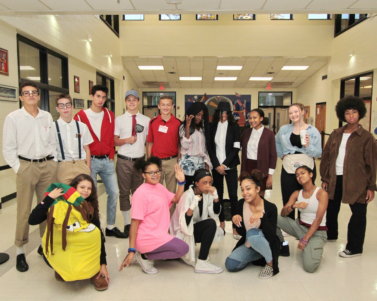 McDonoughHS's tweet photo. We've been seeing some real "characters" @McDonoughHS this week! https://t.co/R11uAKbowY