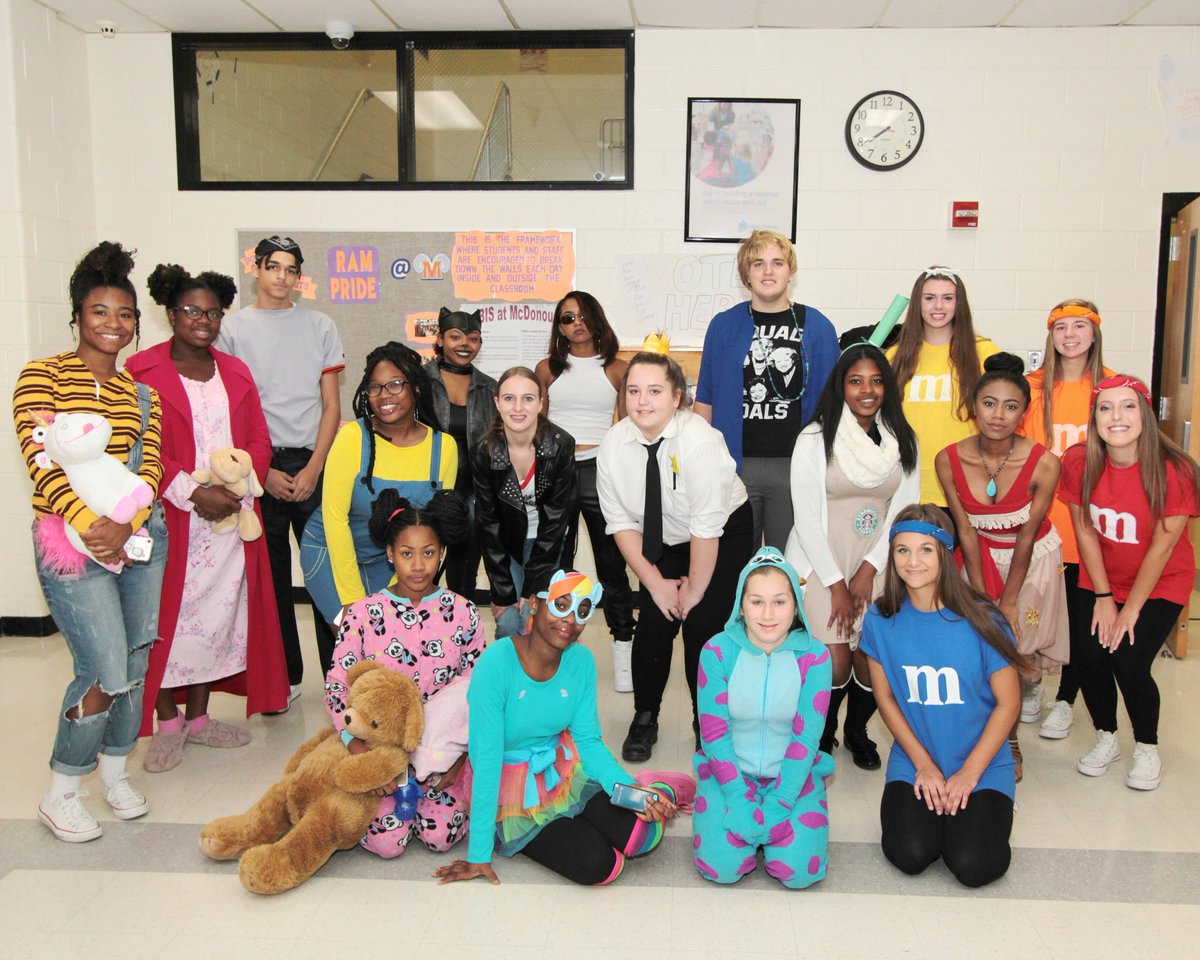 McDonoughHS's tweet photo. We've been seeing some real "characters" @McDonoughHS this week! https://t.co/R11uAKbowY