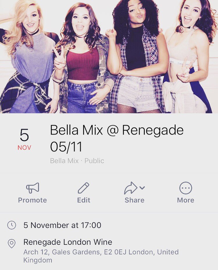 RealBellaMix's tweet photo. COME AND SEE US LIVE IN LONDON! Head over to our Facebook page for details. https://t.co/nQHUnx0SHa