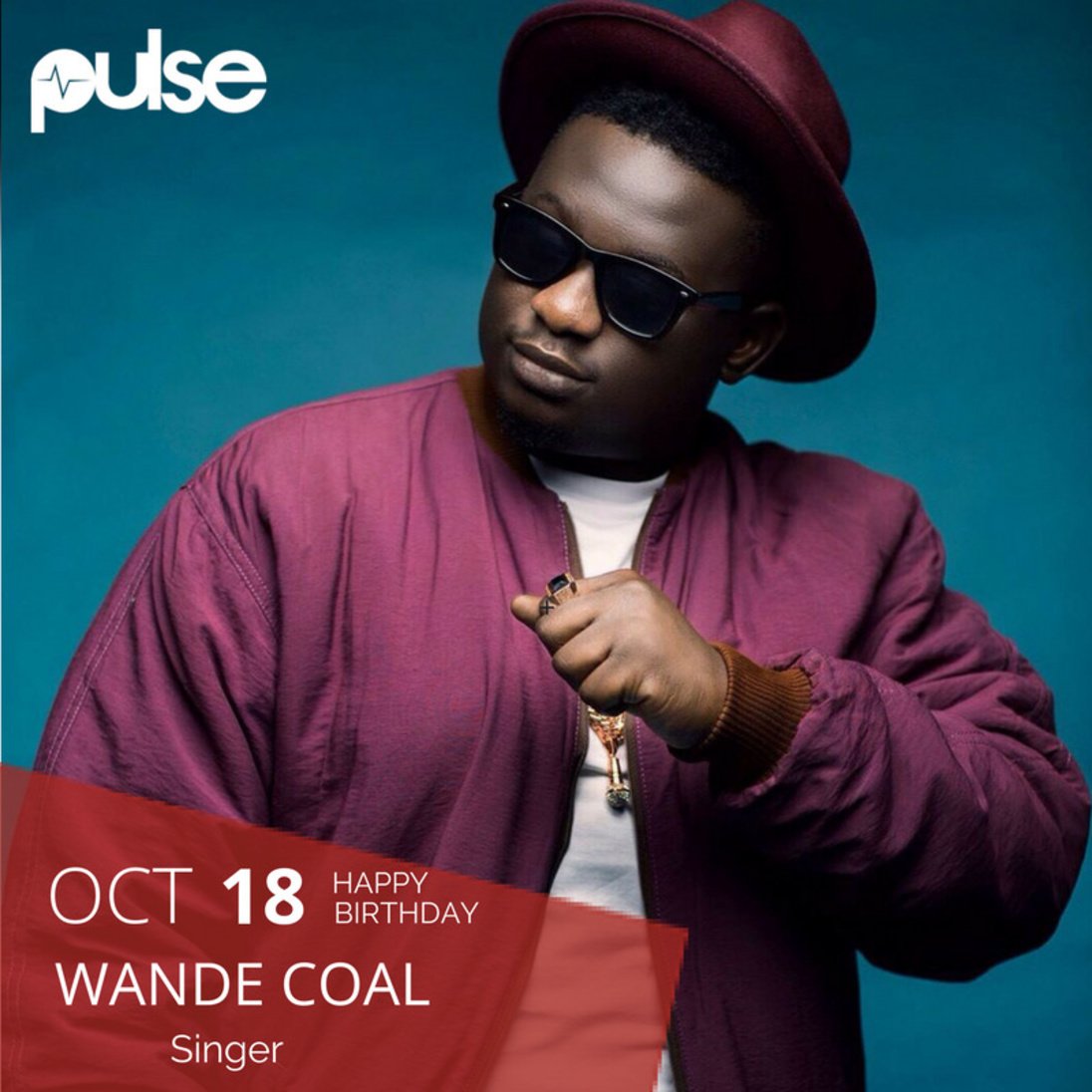 Happy birthday, Wande Coal! We wish you long life and prosperity. Much love from the Pulse team. 