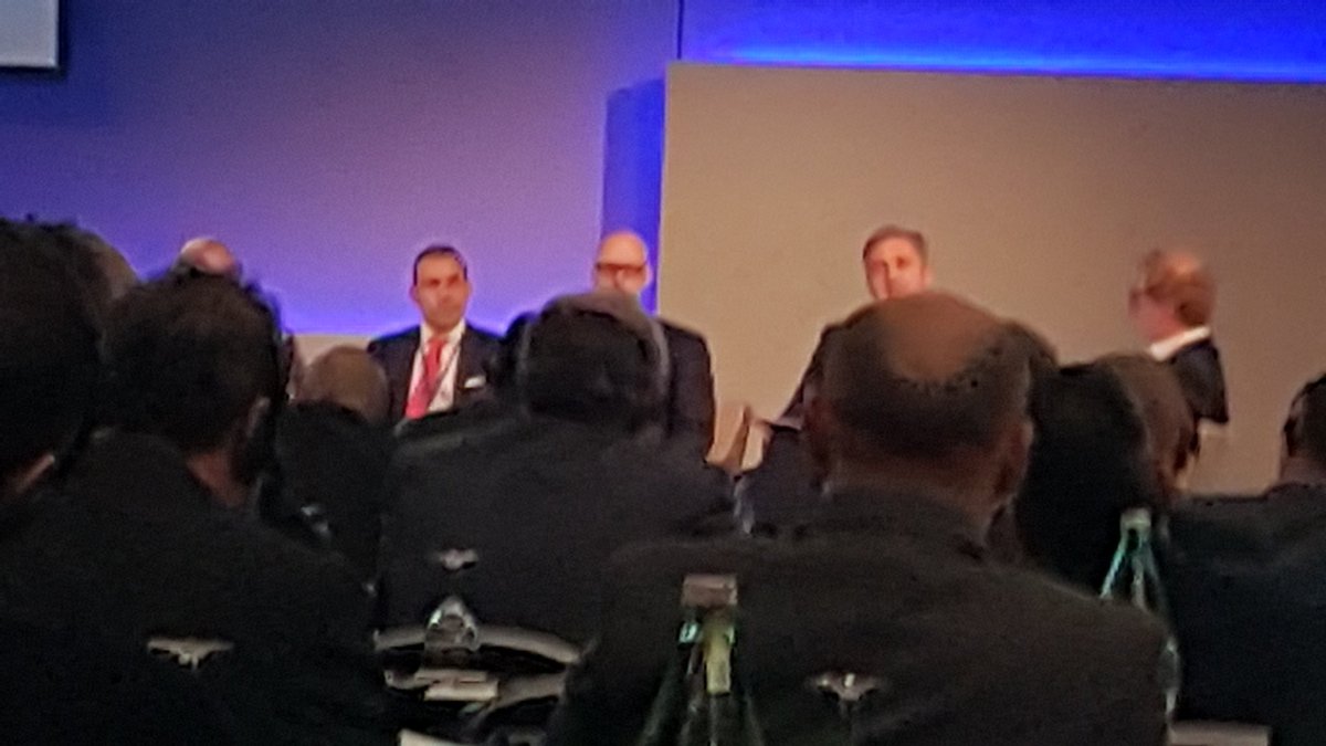 HelenPoole2's tweet photo. Keith Bristow QPM explaining why terrorists are increasingly using firearms and vehicles. #IFFS2017 https://t.co/u2xoB47IKa