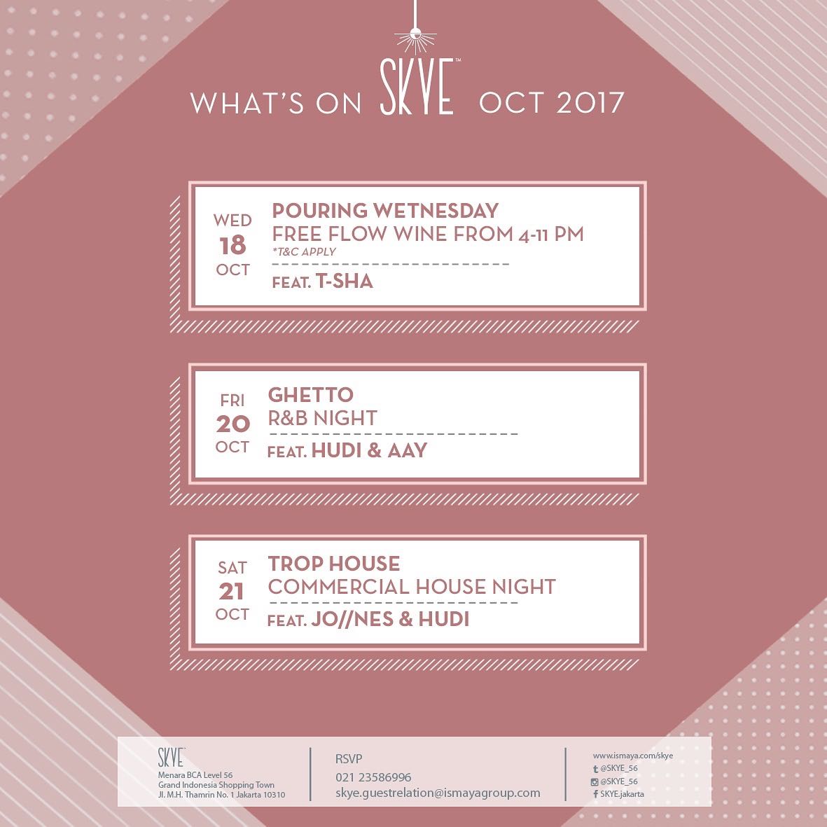 Wondering what's in store for you this week? We've rounded everything up in one place, and that is no other than #WhatsonSKYE