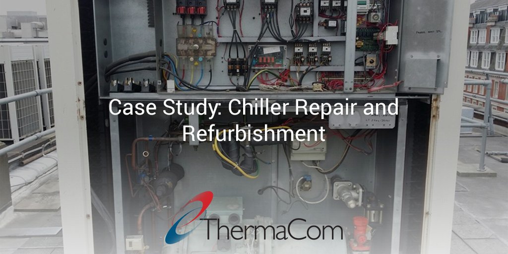 thermacom's tweet photo. Case Study: Water #Chiller #Repair and #Refurbishment. Find out how we refurbished equipment in #London. https://t.co/706kei4pqe https://t.co/Fkf9g3gRyZ