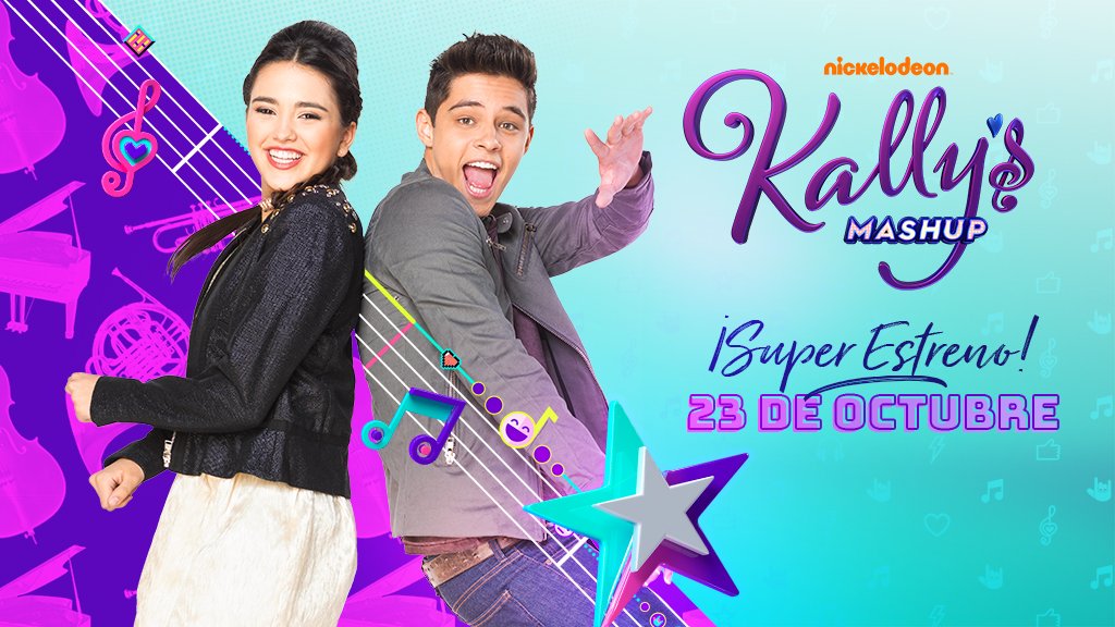 NickelodeonLA's tweet photo. Se van a ENAMORAR de esta historia, ¡no se pierdan el estreno de #KallysMashup! @maiareficco @hoyerofficial 😎➡️ https://t.co/vPlEKERpen https://t.co/6FLEd9ht2h