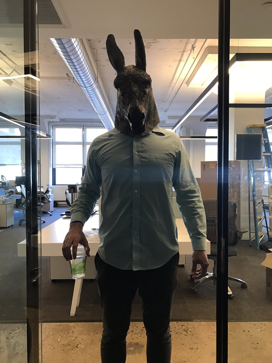 CouRageJD's tweet photo. Trying to get some important stuff done at work...

*Maven walks up behind me*

Maven: "Jack"

I turn around and see this. He's 32. https://t.co/xEZLiDl8Ra