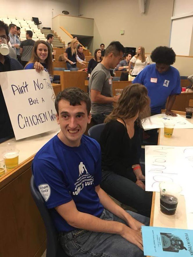 SONCDurham's tweet photo. A big THANK YOU to @DukeMBAGames at the Fuqua School of  Business! They hosted a fundraising chicken wing eating contest for @SONC_BeAFan! https://t.co/HoZV21gor1