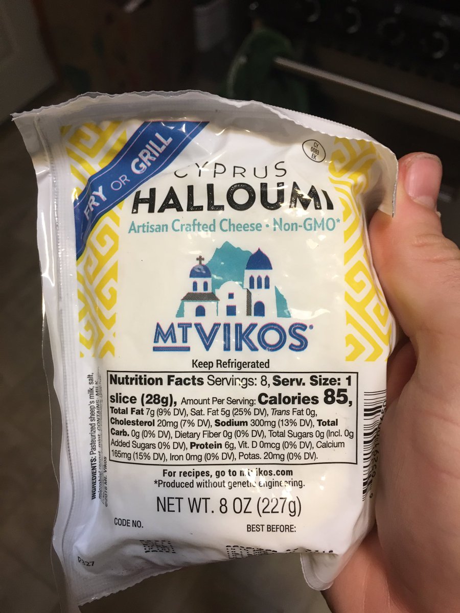 Experimenting with #halloumi anyone have recipes???