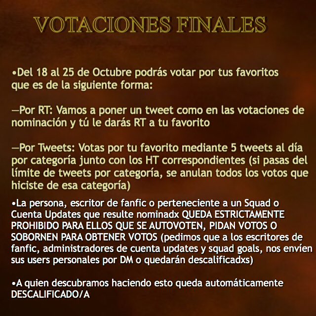 ShawnLatinAward's tweet photo. FINALISTAS A "CUENTA FAVORITA"
Lee las indicaciones y vota por tu favorita👑
#CuentaFav #BeniAwards https://t.co/SrPCvgGWAu