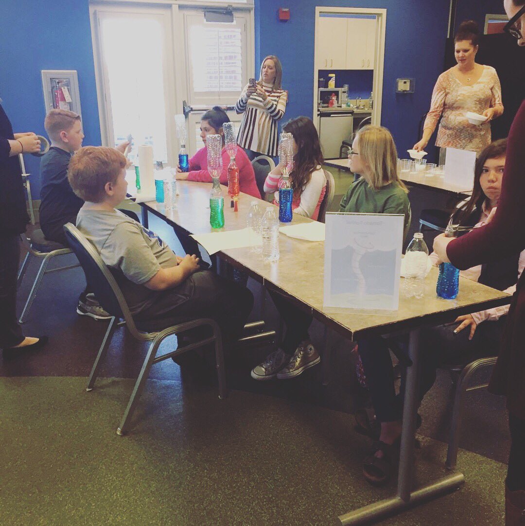 laurellibrary's tweet photo. The #ScienceInPlay2Go exhibit isn't only for our small kiddos, the tweens had a great time building & learning too! ๐ @kyscience #BlueBlock https://t.co/OvJKKsRjxW