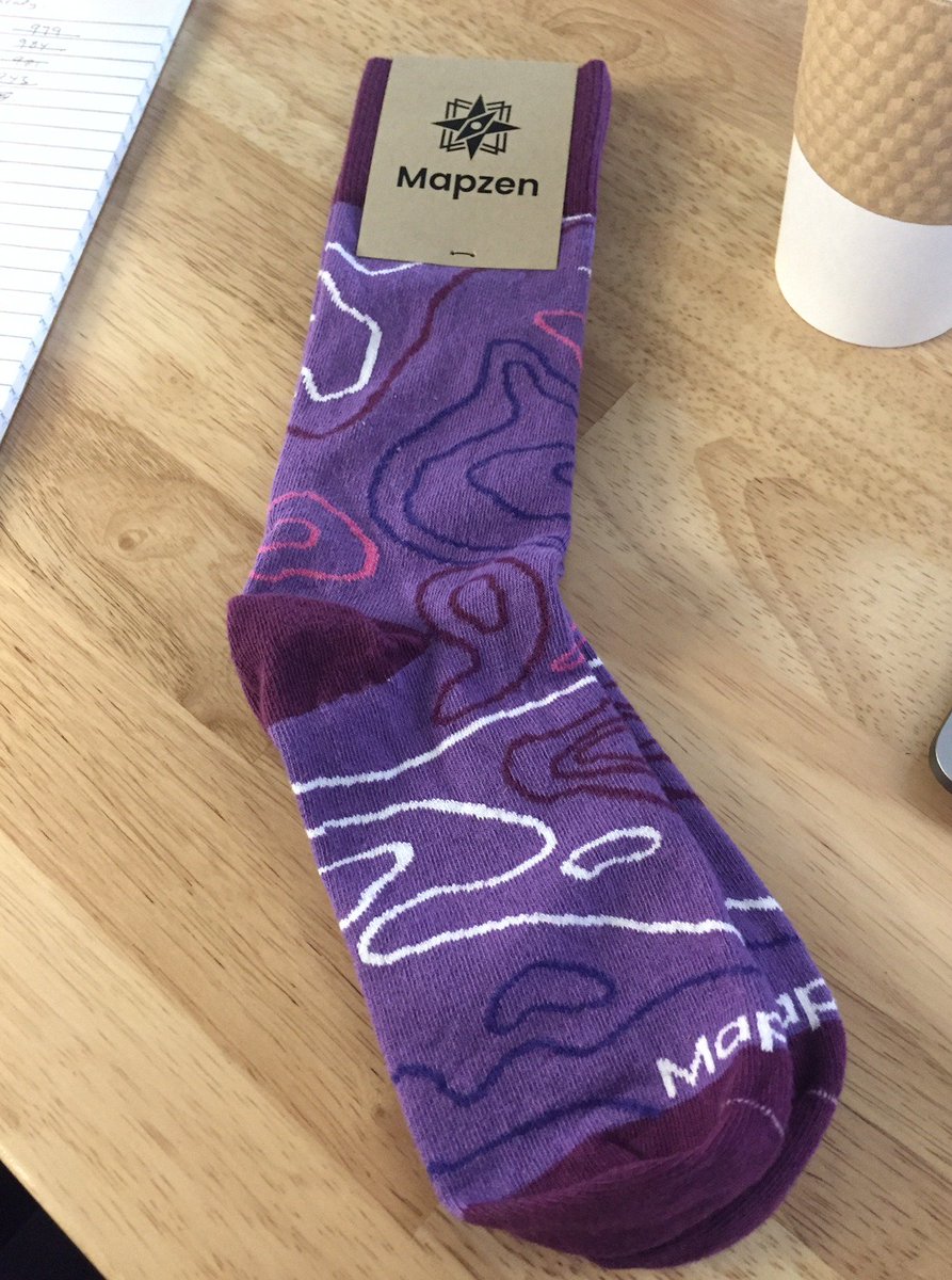 Can't wait to rock my new <a href="/mapzen/">Mapzen</a> socks!
