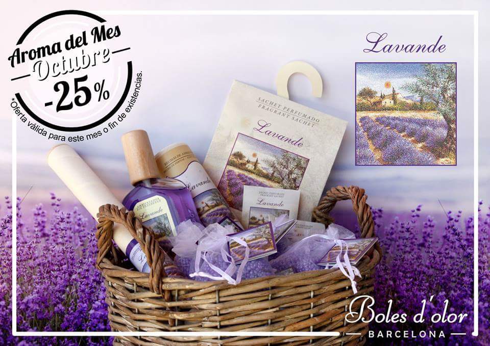 aromatum's tweet photo. En Octubre disfruta con nuestro aroma de Lavanda de Boles d'Olor con un 25% de descuento
Disponible en https://t.co/EKh5KYo03U https://t.co/fIiOQvw9Fk