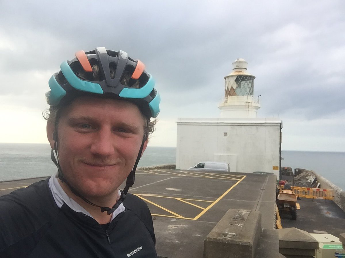 Lighthouse #177 Hartland Point. Built in 1874 it marks where the Bristol Channel meets the Atlantic Ocean #thelighthousetour