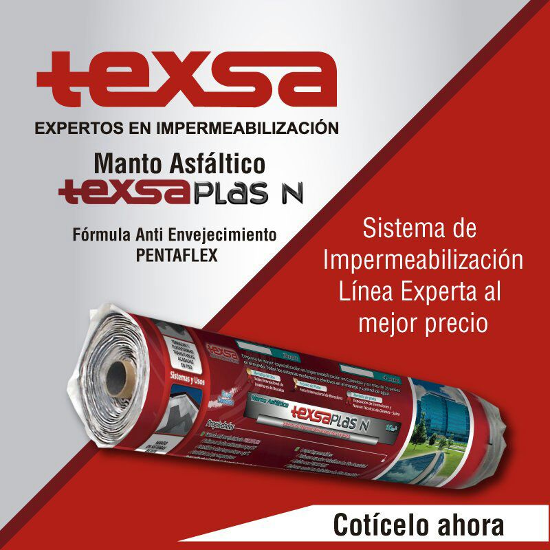 Tela Asfáltica Texsa - Texsa Expertos en Impermeabilización