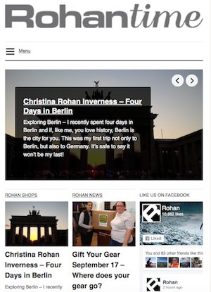 Rohantime's tweet photo. Rohantime updates Four Days in Berlin, @giftyourgear
#RohanReviews and more
https://t.co/MaO4qvRQfC https://t.co/LXbkt4c5dh