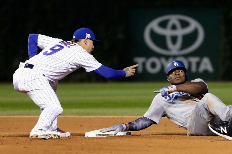 About to go down 3-0 in the series, not the time to be wagging your finger <a href="/javy23baez/">Javier Báez</a> #MLB #playoffs